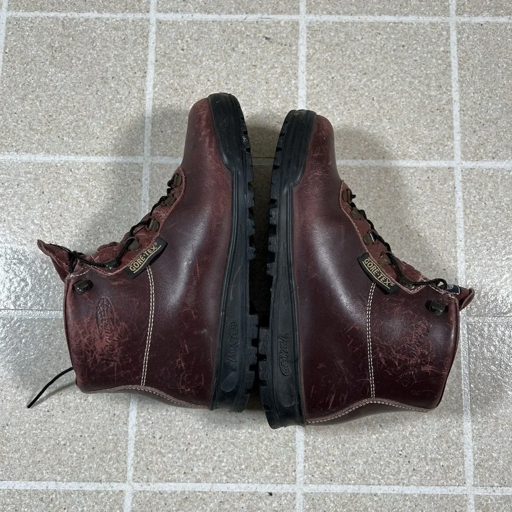 Vasque Sundowner Gortex Italy Hiking Backpacking Boots Gorpcore Cowhide Men's 8M